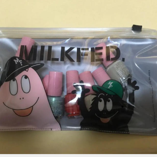 MILKFED.(ミルクフェド)のmini2018年8月号 バーバーパパ×MILKFEDネイルセット コスメ/美容のネイル(マニキュア)の商品写真