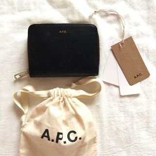 アーペーセー(A.P.C)のアーペーセー  apc a.p.c.  財布 スムース レザー 二つ折り(財布)