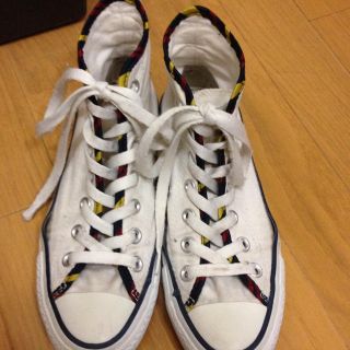 コンバース(CONVERSE)のCONVERSE 白ハイカットスニーカー(スニーカー)