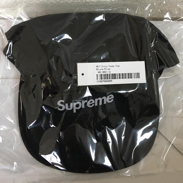 【新品未使用品】Supreme Military Camp Cap 黒