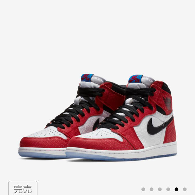 AIR JORDAN 1 ORIGIN STORY スパイダーマン AJ1