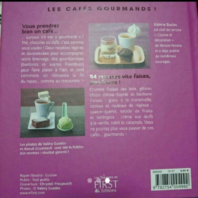 洋書 洋菓子  les cafes gourmands！ エンタメ/ホビーの本(洋書)の商品写真