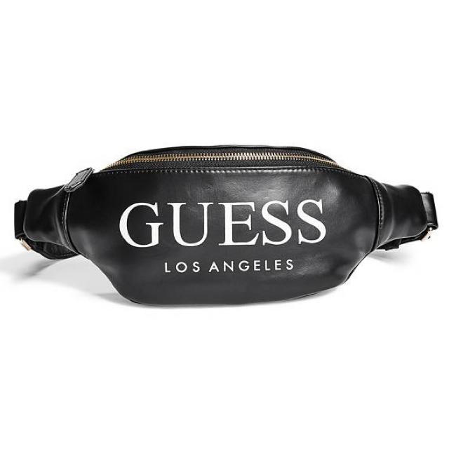 【新品タグ付】GUESS ゲス ボディバッグ ウェストポーチ ユニセックス 黒