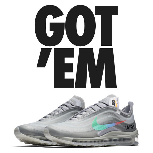 スニーカーTHE 10:NIKE AIR MAX 97×off-white MENTA