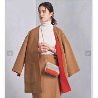 ユナイテッドアローズ(UNITED ARROWS)のユナイテッドアローズ UBCB リバー バイカラー コート(ロングコート)