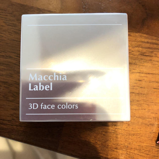 マキアレイベル(Macchia Label)の未使用 マキアレーベル 3Dフェイスカラー ローズピンク チーク 化粧品(フェイスカラー)