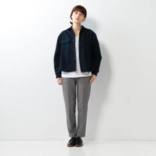 スティーブンアラン(steven alan)のsteven alan MELTON CPO WIDE SHIRT ウールシャツ(シャツ/ブラウス(長袖/七分))