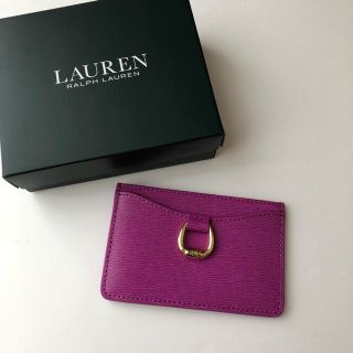 ラルフローレン(Ralph Lauren)のルルマヌ様専用★ラルフローレン パスケース レディース 箱付き(名刺入れ/定期入れ)