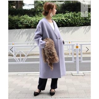 Noble - NOBLE❤︎ソフトメルトンVカラーコートの通販 by