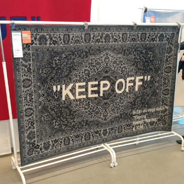 IKEA - IKEA x Virgil Abloh MARKERAD ラグ マット Rug の通販 by