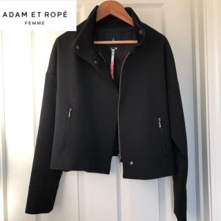 アダムエロぺ(Adam et Rope')のスタンドカラー ジャケット(ライダースジャケット)