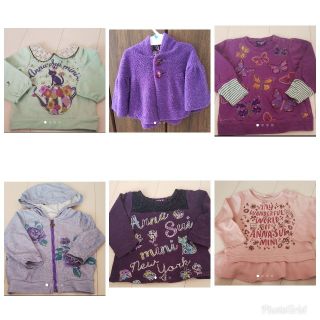 アナスイミニ(ANNA SUI mini)のアナスイミニ☆6枚セット☆90☆ナルミヤ☆(Tシャツ/カットソー)