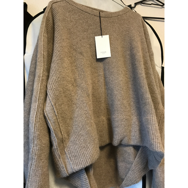 SUNSEA(サンシー)のYOKE 7G OVERSIZED HALF CARDIGAN メンズのトップス(ニット/セーター)の商品写真