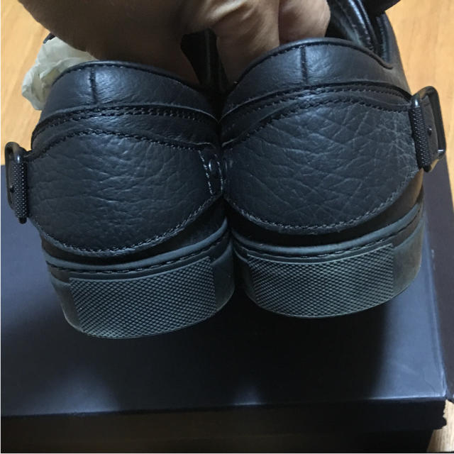 BELSTAFF(ベルスタッフ)のベルスタッフ  ブラックレザースニーカー メンズの靴/シューズ(スニーカー)の商品写真