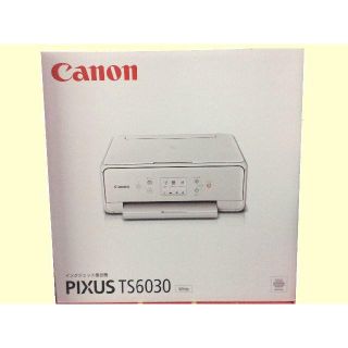 キヤノン(Canon)の新品未開封 CANON　TS6030 ホワイト本体(その他)