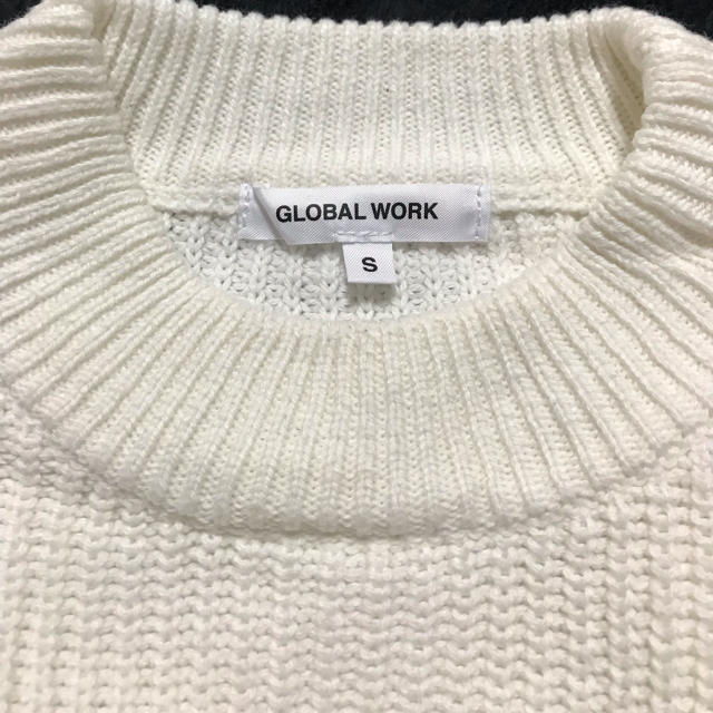 GLOBAL WORK(グローバルワーク)のロングセーター キッズ/ベビー/マタニティのキッズ服女の子用(90cm~)(ニット)の商品写真