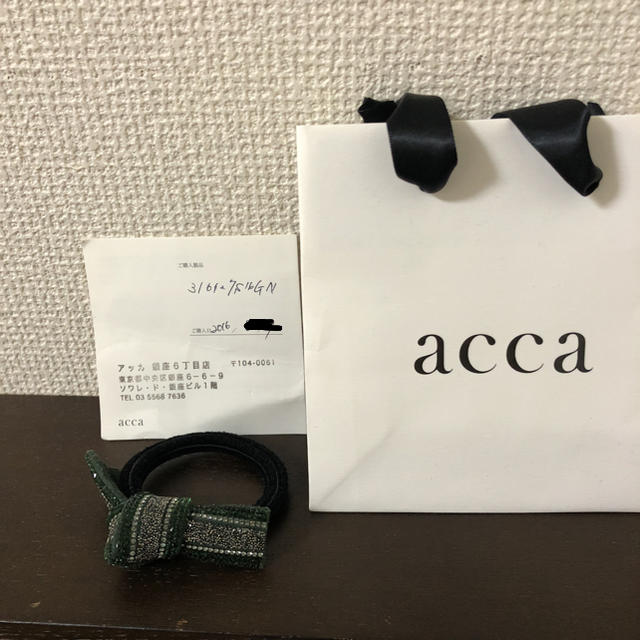 acca(アッカ)の【acca】ヘアゴム レディースのヘアアクセサリー(ヘアゴム/シュシュ)の商品写真