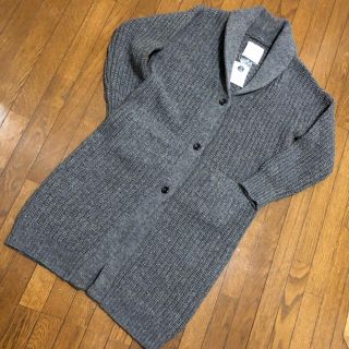 nest Robe ウールロングカーディガン グレー