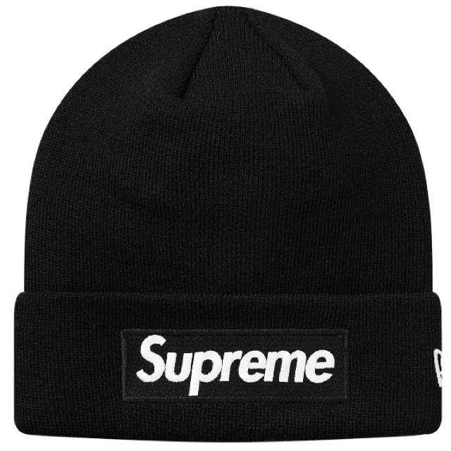 Supreme(シュプリーム)のsupreme new era box logo beanie ボックスロゴ 黒 メンズの帽子(ニット帽/ビーニー)の商品写真