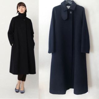 スティーブンアラン(steven alan)のSteven Alan  BEAVER TENT COAT ネイビー(ロングコート)