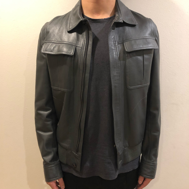 Maison Martin Margiela(マルタンマルジェラ)のAK25様専用Maison Margiera 14 Leather blouso メンズのジャケット/アウター(レザージャケット)の商品写真