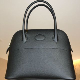 エルメス(Hermes)のエルメス　HERMES ボリード27 ブラック エプソン ゴールド金具(ハンドバッグ)