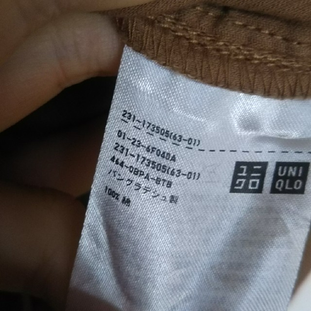 UNIQLO(ユニクロ)のUNIQLO コーデュロイ シャツワンピ レディースのワンピース(ひざ丈ワンピース)の商品写真