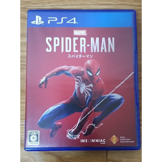 MARVEL(マーベル)の【PS4】スパイダーマン　(ケースに傷あり) エンタメ/ホビーのゲームソフト/ゲーム機本体(家庭用ゲームソフト)の商品写真