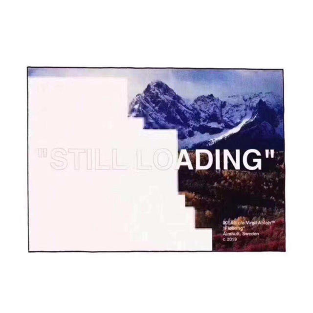 Ikea × virgil abloh “STILL LOADING”