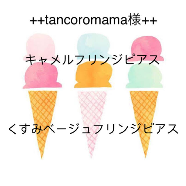 tancoromama様専用です☺️❣️ピアス2点 ハンドメイドのアクセサリー(ピアス)の商品写真