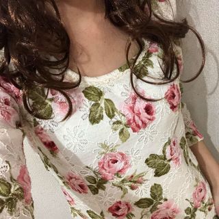 セシルマクビー(CECIL McBEE)のCECIL McBEE 花柄チュニック♡M(チュニック)