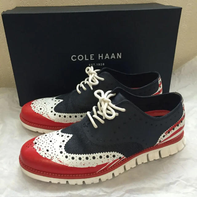 Cole Haan(コールハーン)のコールハーン COLE HAAN アメリカ独立記念日モデル ゼログランド 7.5 メンズの靴/シューズ(ドレス/ビジネス)の商品写真