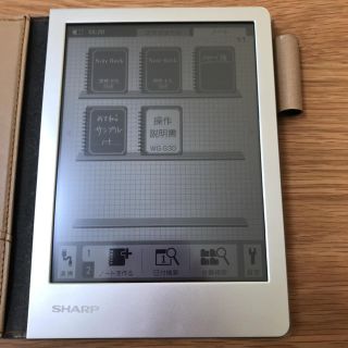 シャープ(SHARP)の[中古美品] Sharp 電子ノート WG-S30 ブラウン(タブレット)