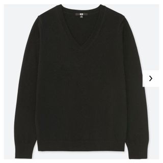 ユニクロ(UNIQLO)のUNIQLO カシミヤVネックニット (ニット/セーター)