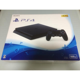 プレイステーション(PlayStation)のPlayStation4 ジェット・ブラック 500GB プレイステーション(家庭用ゲーム機本体)