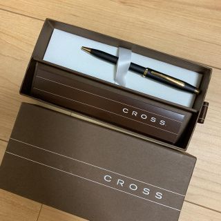 クロス(CROSS)の新品未使用 cross ボールペン ブラック ゴールド(ペン/マーカー)