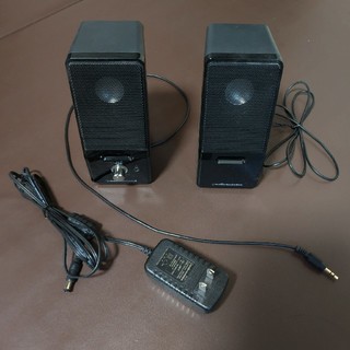 オーディオテクニカ(audio-technica)のaudio-technica アクティブスピーカー AT-SP121 BK(スピーカー)