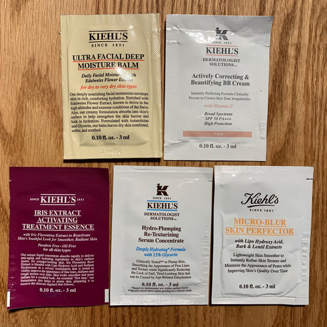 Kiehl's(キールズ)のキールズ＊サンプル6点セット コスメ/美容のキット/セット(サンプル/トライアルキット)の商品写真