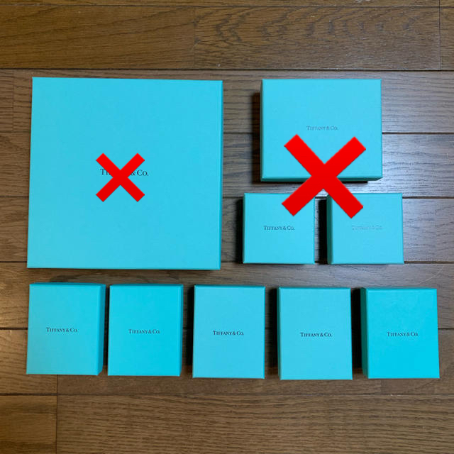 Tiffany & Co.(ティファニー)のa様専用！ティファニー 空箱セット 5箱のみ レディースのバッグ(ショップ袋)の商品写真