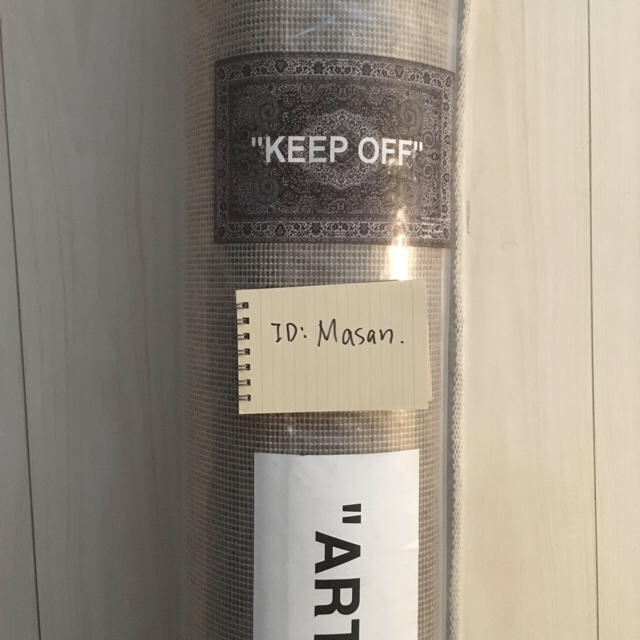 IKEA OFF WHITE  KEEPOFF VIRGILラグマット NIKEインテリア/住まい/日用品