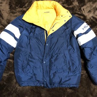 トミーヒルフィガー(TOMMY HILFIGER)のトミーフィルフィガー 90s tommy リバーシブルダウンジャケット(ダウンジャケット)