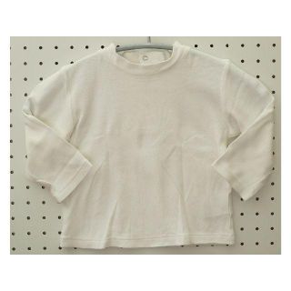 コムサイズム(COMME CA ISM)のコムサイズム 80cm 白色長袖スタンドネックシャツ(Ｔシャツ)