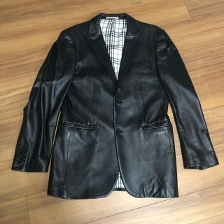 バーバリー(BURBERRY)のBURBERRYBLACKLABEL  メンズ  レザージャケット L(テーラードジャケット)