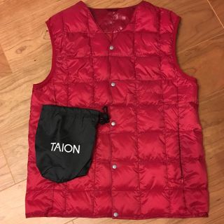 ダントン(DANTON)の専用 TAION インナーダウンベスト 赤 Sサイズ(ダウンベスト)