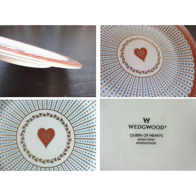 WEDGWOOD(ウェッジウッド)のウェッジウッド2枚セット/クィーンオブハートプレート18cm／未使用・廃盤レア品 インテリア/住まい/日用品のキッチン/食器(食器)の商品写真