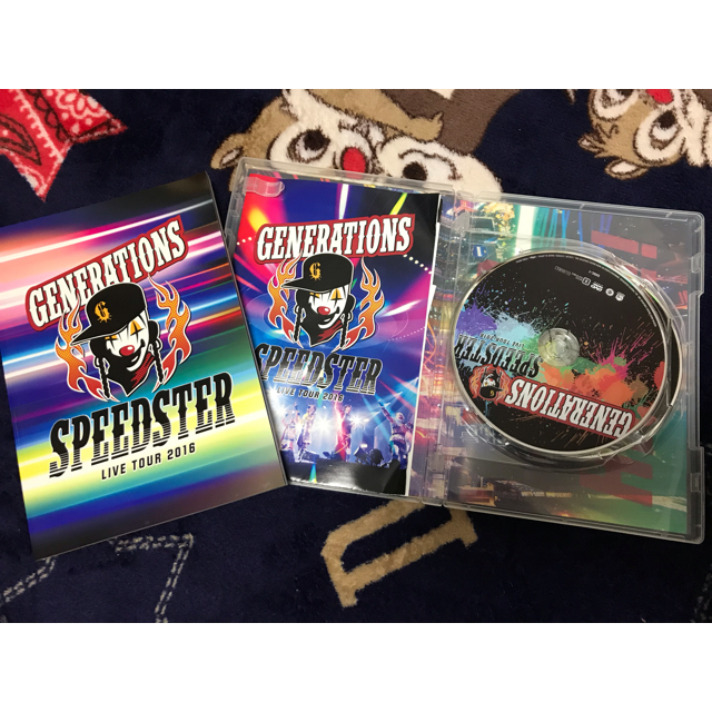 GENERATIONS(ジェネレーションズ)のGENERATIONS 【SPEEDSTER】ライブDVD エンタメ/ホビーのDVD/ブルーレイ(ミュージック)の商品写真