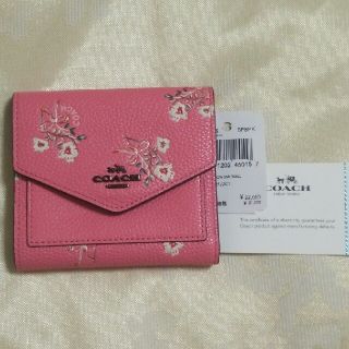 コーチ(COACH)のKa様  新品 COACH  折り財布 ピンク(財布)