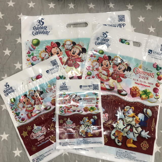 Disney ディズニー お土産袋 35周年 クリスマス 17枚セットの通販 By Hiro S Shop ディズニーならラクマ