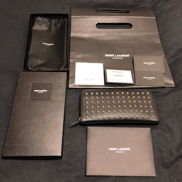 Saint Laurent(サンローラン)のサンローラン スタッズ 財布 エディ メンズのファッション小物(長財布)の商品写真