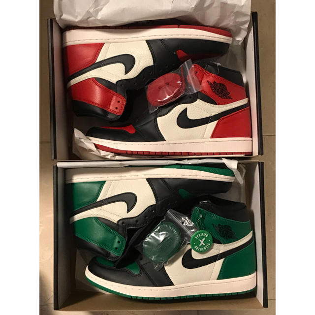 スニーカーNIKE AIR JORDAN1 RETRO HIGH OG 2足セット 新品